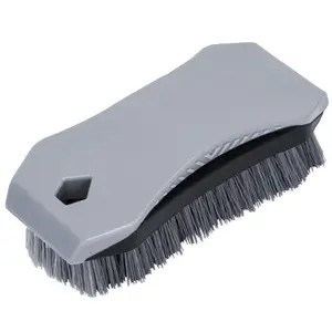 Carpet Cleaning and Scrub Brush for Floor Mats, Cleaning Brush for Car Interior and Home, Grey, 6.4 x 2.8 x 1.8 Inch