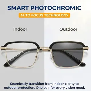 Auto-Adjusting HD Reading Glasses-Anti-Blue Light, UV Protection | Perfect for Work, Travel & Everyday Comfort