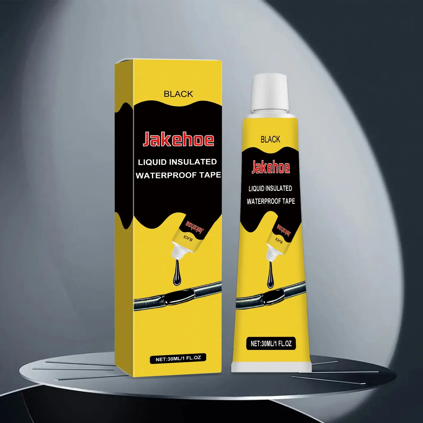 Jakehoe Insulation Waterproof Sealing Liquid Glue, Leakproof Eco-Friendly Multi-Functional Wire Insulation Repair Glue, Durable & Versatile, Waterproof Bond Seal