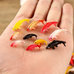 5\10|20pcs Miniature Koi Model Set - Realistic Fake Fish - Brings Good Luck - Suitable for Mini Potted Plants Micro Landscaping Accessories Glass Fish Tank Aquarium Dollhouse Decoration - Perfect Props for Decorating Mini Fish Tanks