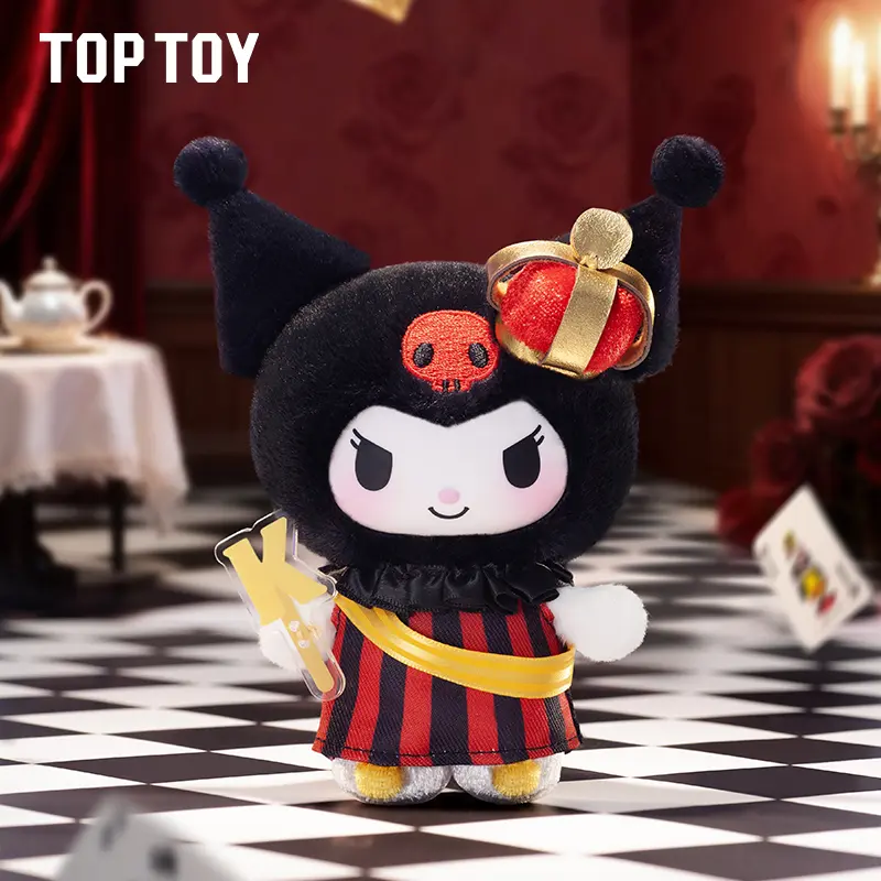 [Christmas Gift]TOPTOY KM Poker Kingdom Plush Charm Blind Box – Black Friday & Christmas Limited, Fit for Dorm Desk/Car Ornament, Great Gift for Dark Cute Style Lovers,Perfect Gift for Mom,Back-to-School Gifts