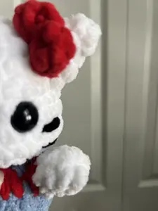 handmade white kitty plush soft plushie