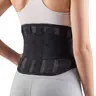 Aulexmed Lumbar Spinal Adjustable Support Brace Protective Gear for Adults - Breathable Back Correction Band, Length-Variable Harness, Cooling Gym-to-Street Use Waist Support with Cool All-Day Comfort