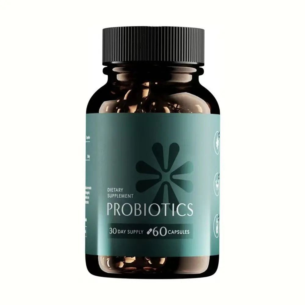 Probiotics Capsules Daily Digestive & Gut Health Support 60 Count