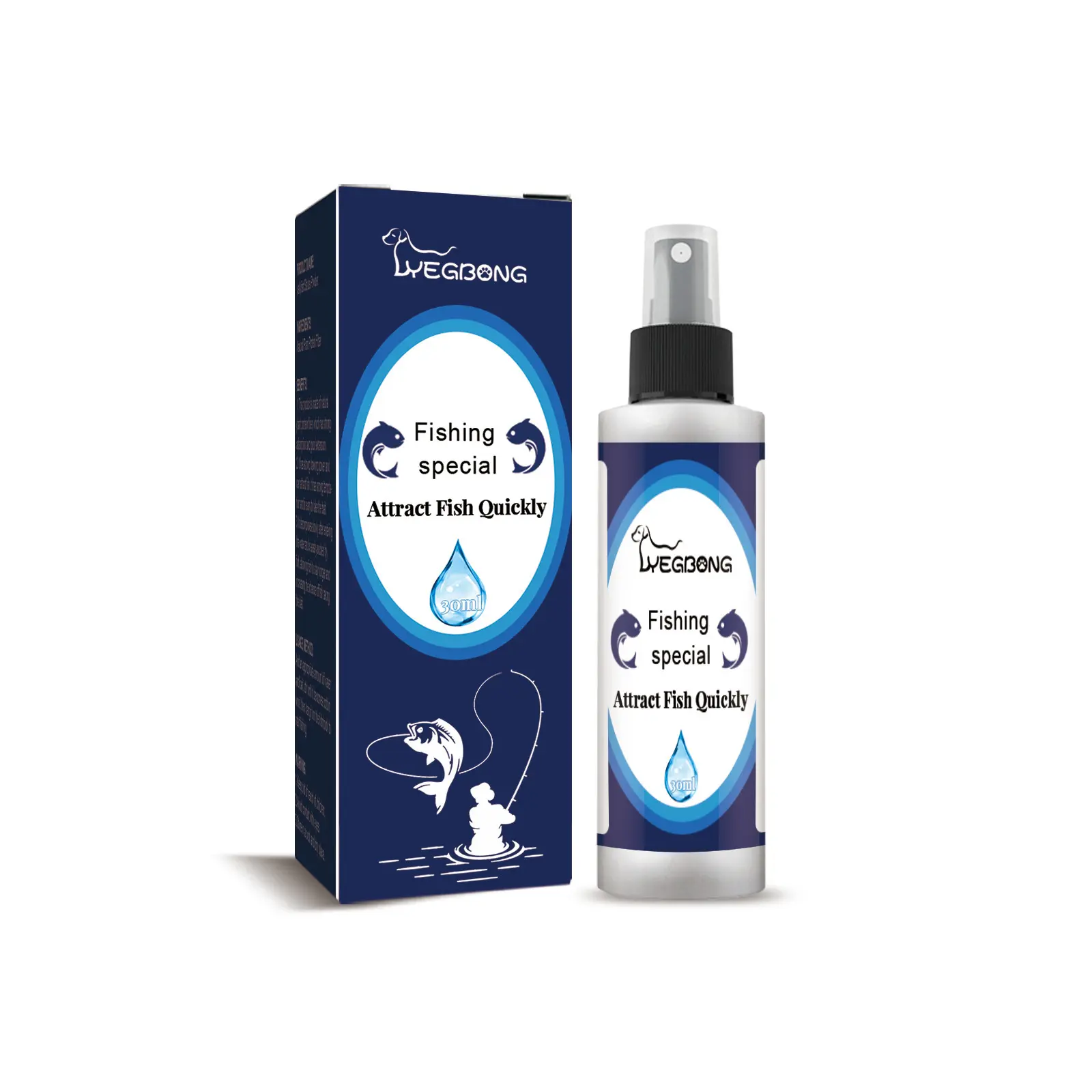 Fish Attractant Spray - Rich Ingredients, Attracts Fish Quickly, Effective for Lake and Reservoir Fishing, Suitable for Freshwater and Seawater Use, Targets Carp, Tilapia, Water And Plant Extracts