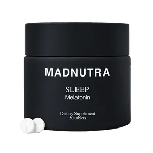 MADNUTRA Sleep Melatonin Chewable Tablets 3mg for Restful Sleep & Faster Fall Asleep 50 Tablets Dietary Supplement