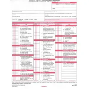 The Main Resource TMRDOTFORMS Annual Vehicle Inspection Report