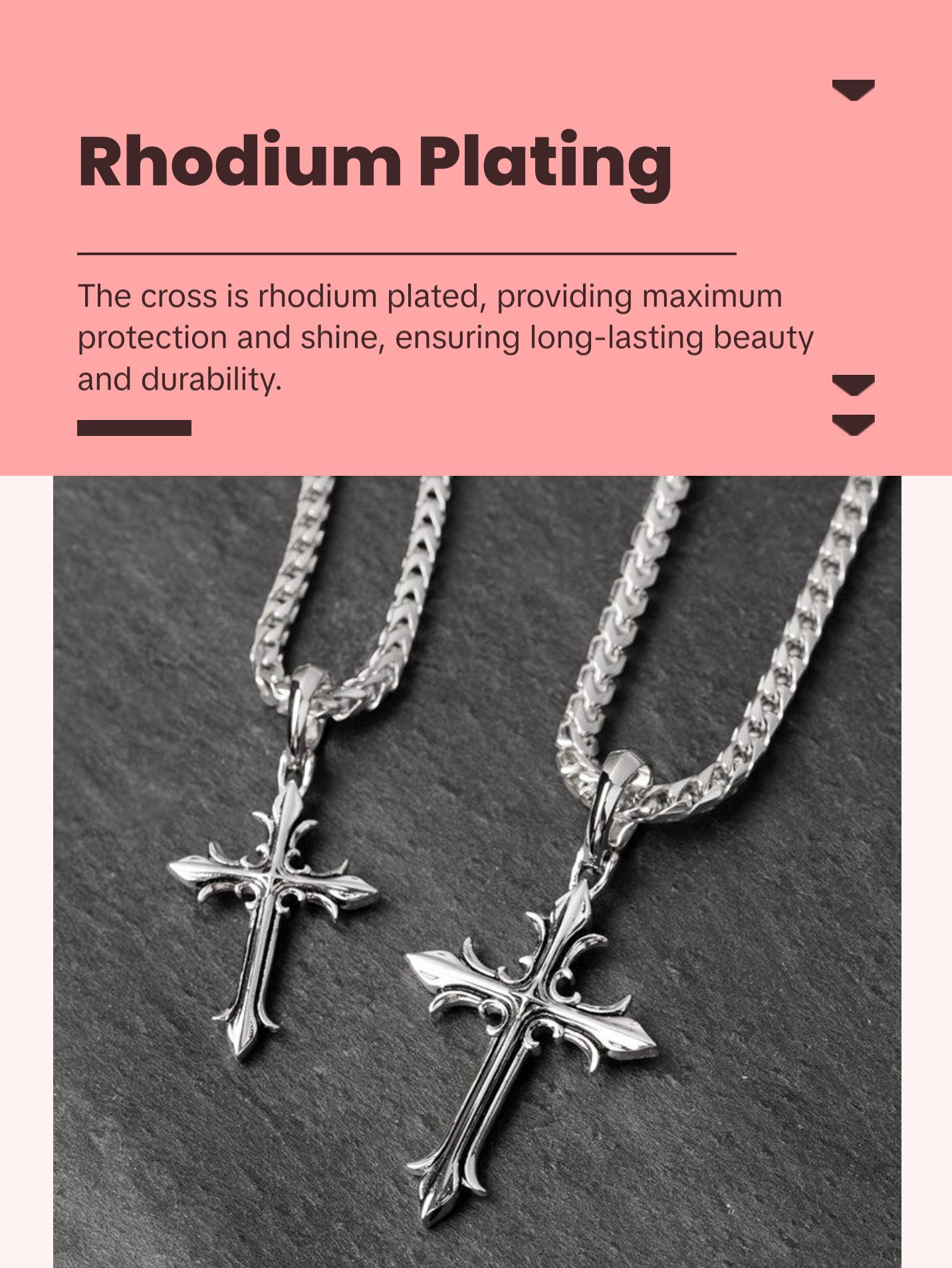 Faith, Silver Cross Pendant