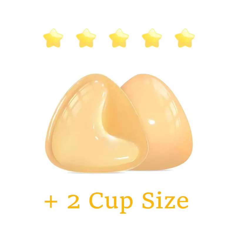 Push Up Sticky Bra Inserts, Double Sided Adhesive Bra Pads, Washable & Reusable, Comfortable Womenswear Lingerie Accessories, Suitable for Dresses, Bi