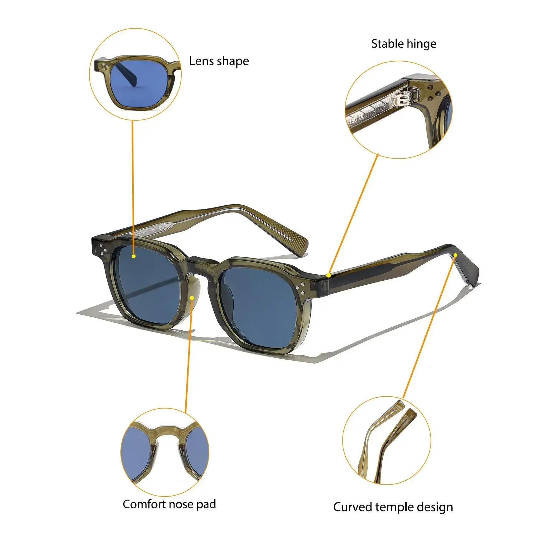 Unisex Vintage Trendy Tortoiseshell Sunglasses, Retro Outdoor Large Size Square Frame Sunglasses, Fashionable Sunglasses for Men & Women for Everyday Use Unisex Vintage Trendy Tortoiseshell Sunglasses, Retro Outdoor Large Size Square Frame Sunglasses, Fashionable Sunglasses for Men & Women for Everyday Use