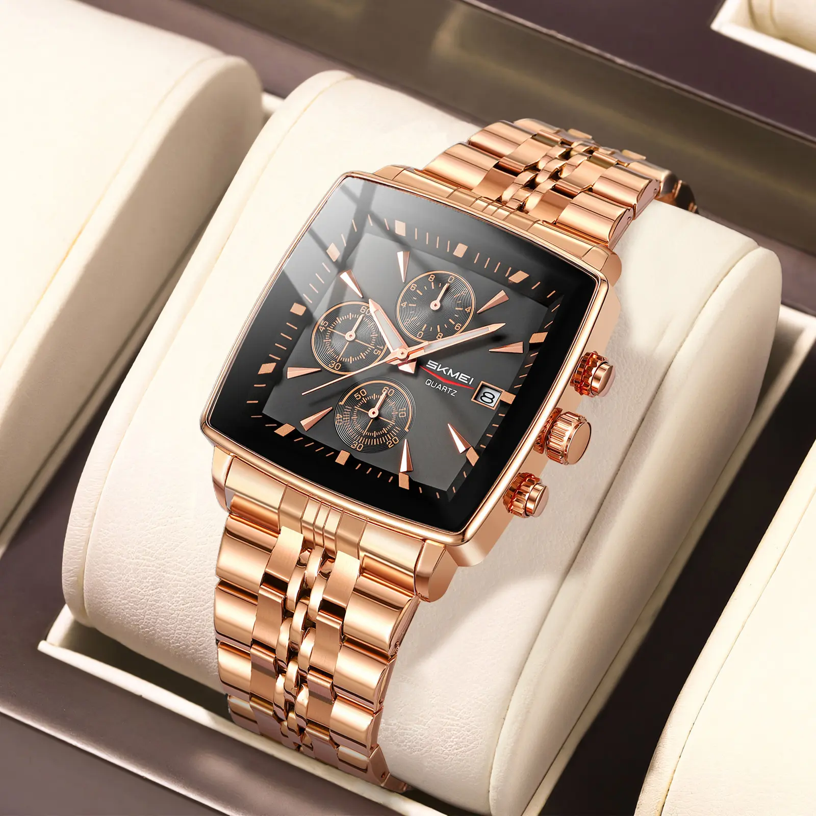 Rose gold shell and rose gold needle