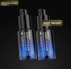 2 bottles BASED Under Eye Elixir | Brightens, De-Puffs & Revitalizes Under Eyes | Simple, Effective, BASED, Eye Treatments