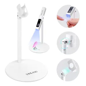 U V Nail Lamp Stand: Sturdy Only U V Light Stand for Gel Nails Polish 360 °   Adjustable Magnetic Rotation U V Nail Light Stand Portable Handsfree Builder Nail Gel Lamp Stand Home Salon Manicure Cutics Cosmetic