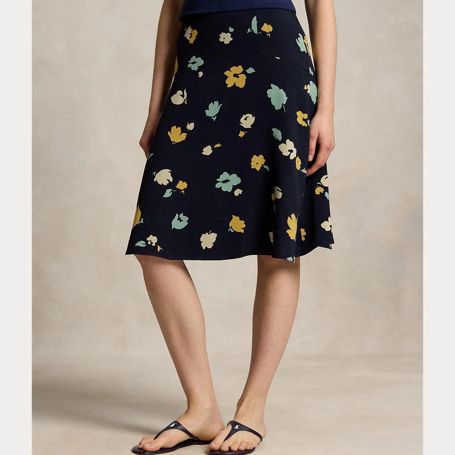 Polo Ralph Lauren - Floral-Print Crepe Skirt