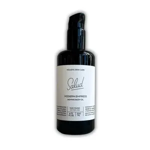 Salud Moisturizing Modern Empress Jasmine Body Oil 200 mL Holistic Skin Care Hand Poured in the USA for Luxurious Hydration