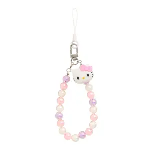 Hello Kitty Beaded Smartphone Charm