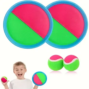 Holiday Party Outdoor Toss Catch Ball Game Toy, Sticky Catch Paddle and Hand Ball Set for Backyard Parties, Beach Fun, Lawn Interaction, Family Games, Friend Gatherings, Team Icebreaker Play, Easter Gift, Easter Gift Idea, Versatile Use