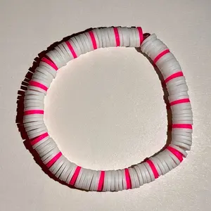 Clay bead bracelet