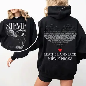 Stevie Leather And Lace Tee Shirt, Don't Be A Lady Be a Legend Shirt, Stevie Music Shirt, Stevie Lyrics Shirt, Leather And Lace Stevie Sweatshirt