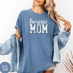 Comfort Colors Lax Mom Shirt, Lacrosse Mom Shirt, Lacrosse Gifts Shirts,  Sports Mom T-Shirts, Cotton Fabric Flat Tops