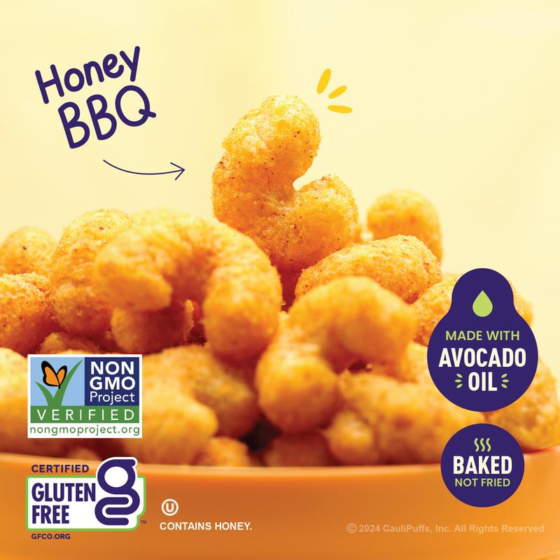 CauliPuffs Honey BBQ Big Bundle - 4 Large Bags + 4 Small Bags