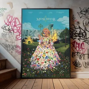 Midsommar Movie Poster, Premium Poster, Film Fans Collectibles, Popular Movie Poster for Gift POSTER
