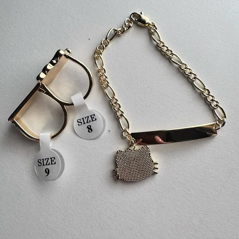 Kitty Cat Lovers Engraved Ring and Bracelet Jewelry (FINAL SALE)
