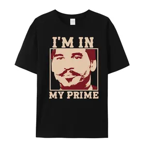 Premium Vintage Print Doc Holiday I'M In My Prime T-Shirt, Tombstone Movie Vintage Print Shirt For Men And Boys,Premium Quality casual short sleeve, Crew Neck Comfortable Classic Fit Gifts, Casual Street Wear Essential PLK0046