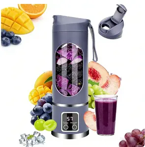 Digital Multi-Mode Portable Blender with Smart LED Display – Leak-Proof Compact Juicer for Smoothies, Shakes, Baby Food & Liquid Diets | Travel-Ready for Home & On-the-Go | Black Friday & Christmas Special Deals