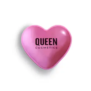 Queen Cosmetics Sublime Hearts Refill Compact - Refillable Makeup Case