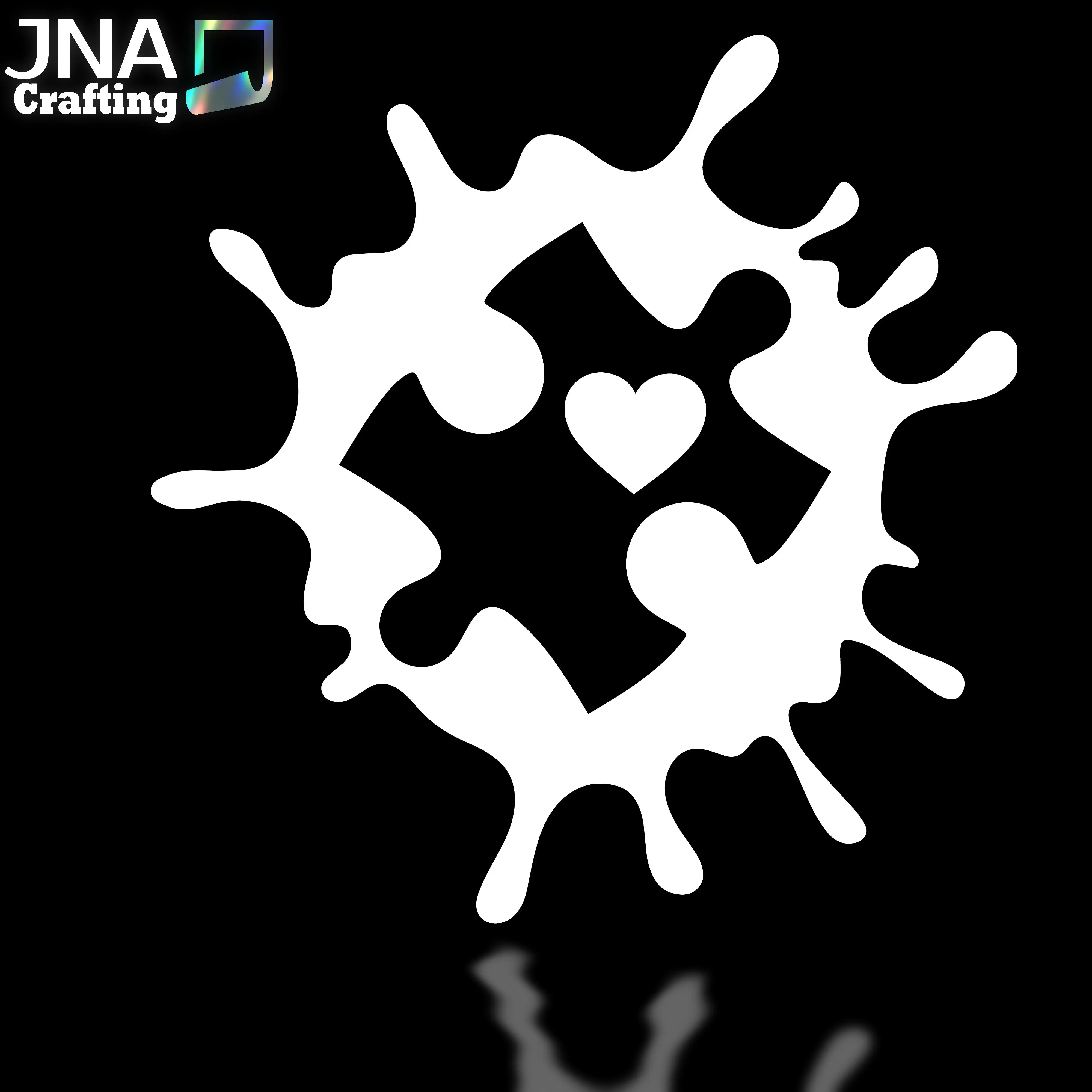 Autisum Awarness Puzzle heart piece Vinyl Decal