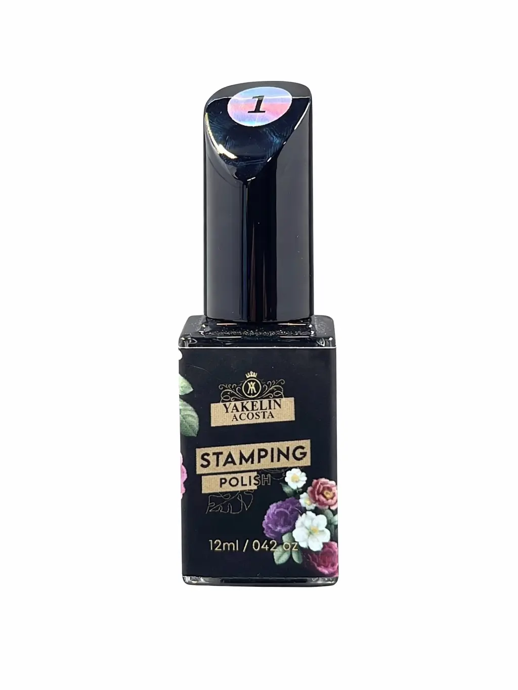 Highly Pigmented Nail Stamping Polish for Nail Art Plates – Professional Nail Design Stamp Polish – 12ml