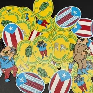Puerto Rico Seguimo Aqui 3D Printed Key Chains and car accessories with Emblem and Character Designs Featuring Local Themes