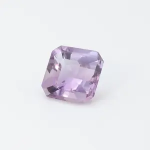 3.85ct Purple Amethyst VVS Asscher Shape (9.5x9.5x6.3 mm) Unheated gemstone from Sri Lanka