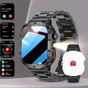 Men's Smartwatch 1.81 Inch HD Display, Durable Design, Wireless Calling Support, 100+ Sports Modes, Health & Fitness Tracker