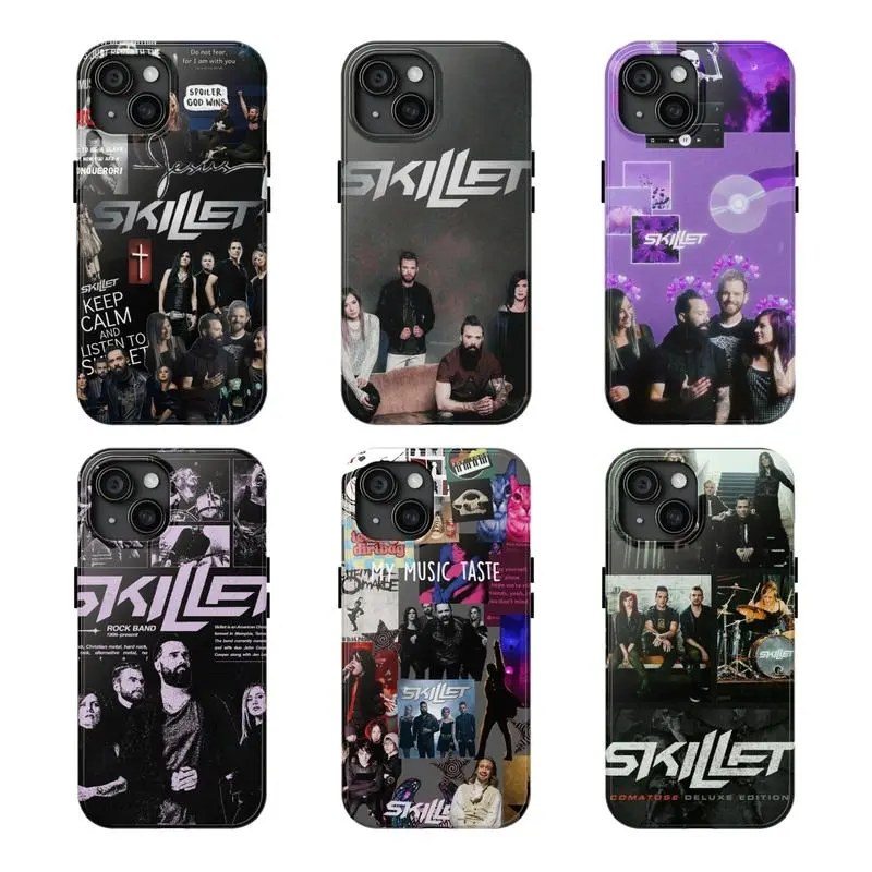 Skillet Phone Case, Rock Band Fan Gift, Concert Aesthetic Protective Cover, Music Festival Case for iPhone and Samsung Galaxy