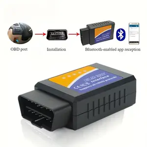 Wireless 5.4 Obd2 Reader, Obdii Car Fault Code Scanner, Can Diagnostic Tool, Automotive Diagnostic Tool, Vehicle Diagnostic Tool, Compatible with iOS and Android, No Battery Needed