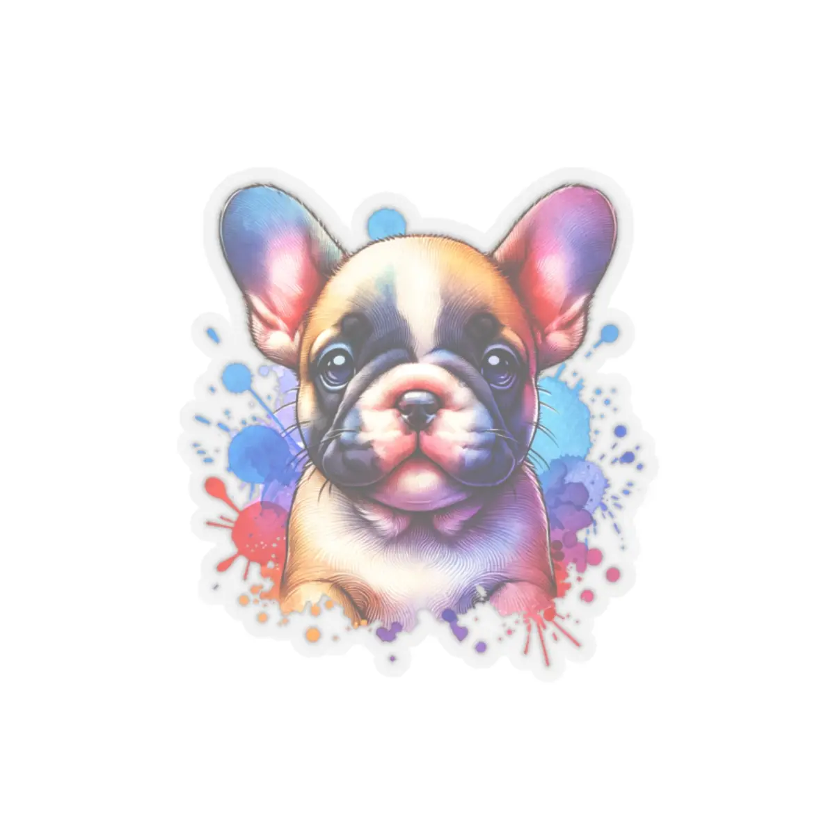 Puppy Sticker - Frenchie Sticker - Dog Sticker