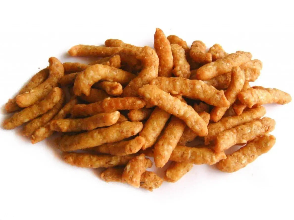 Narrow Sesame Sticks 1 lb (16 oz) Crispy Baked Snack with Sesame Seeds, Savory Crunchy Snack for Parties, Salads, Lunches & Everyday Snacking