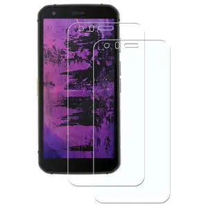 2x Tempered Glass for CAT S62 Pro, Nakedcellphone 9H Hard Clear Screen Protector Guard [Scratch/Crack Saver] Compatible with CAT S62 Phone - Twin Pack