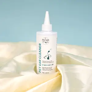 TQT Pet Ear Cleaner - Pet Ear Wash for Dogs & Cats with Advanced Gentle Otic Cleaning Solution, 8 oz, All-Natural Formula, Minimizes Irritation