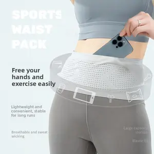 Running fanny pack high elasticity mobile phone bag multi-function morning running outdoor sports marathon belt