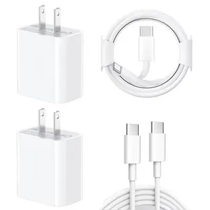 15 Charger, 20W USB C Power Delivery Wall Charger Plug with 3/6/10ft Type C to Type C Cable Fast Charging Data Sync Cord Compatible with 15/15 pro/max Samsung Galaxy S23 Ultra/S23/S23+/S22/