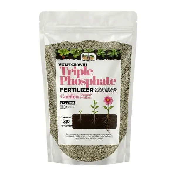 Old Cobblers Farm Wicked Growth Triple Phosphate Fertilizer (5 lbs | 10 lbs | 15 lbs | 20 lbs)