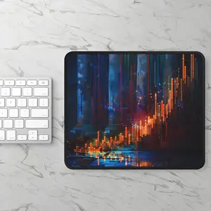 Mousepad Trader Stock Candle Chart #2 Crypto Art from Shirtfornia