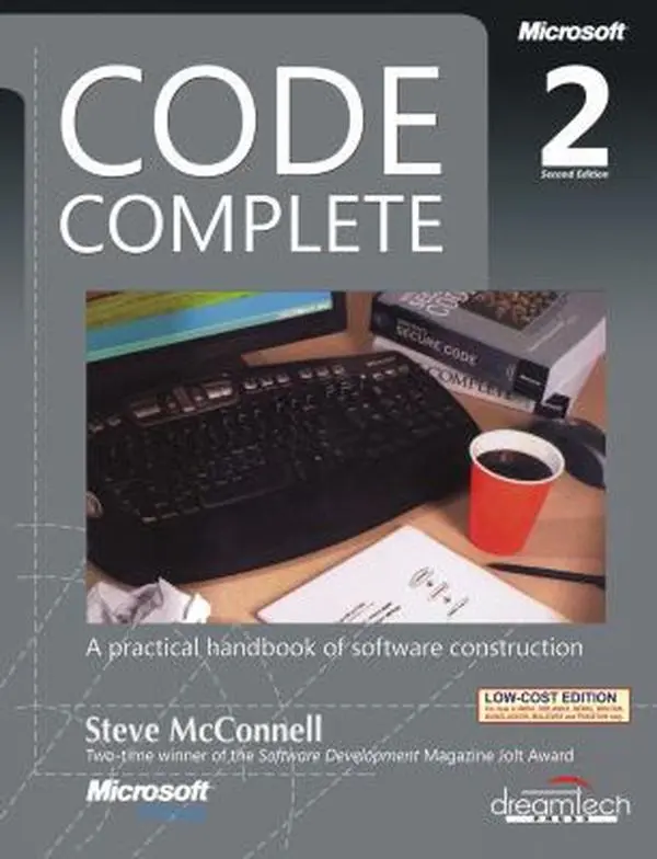 Used Literature Book - Code Complete by Steve McConnell (Very Good Condition Paperback, English Language)