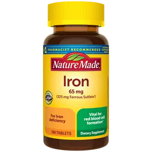 Iron 65 mg Tablets (325 mg Ferrous Sulfate)