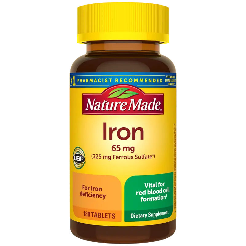 Iron 65 mg Tablets (325 mg Ferrous Sulfate)