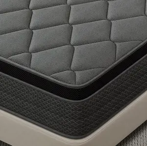 TVDFGTS 12 Inch Twin, Full, Queen, King in a Box, Memory Foam Hybrid Mattress, Medium Firm Soft and Comfortable, Pocket Spring Black Mattress