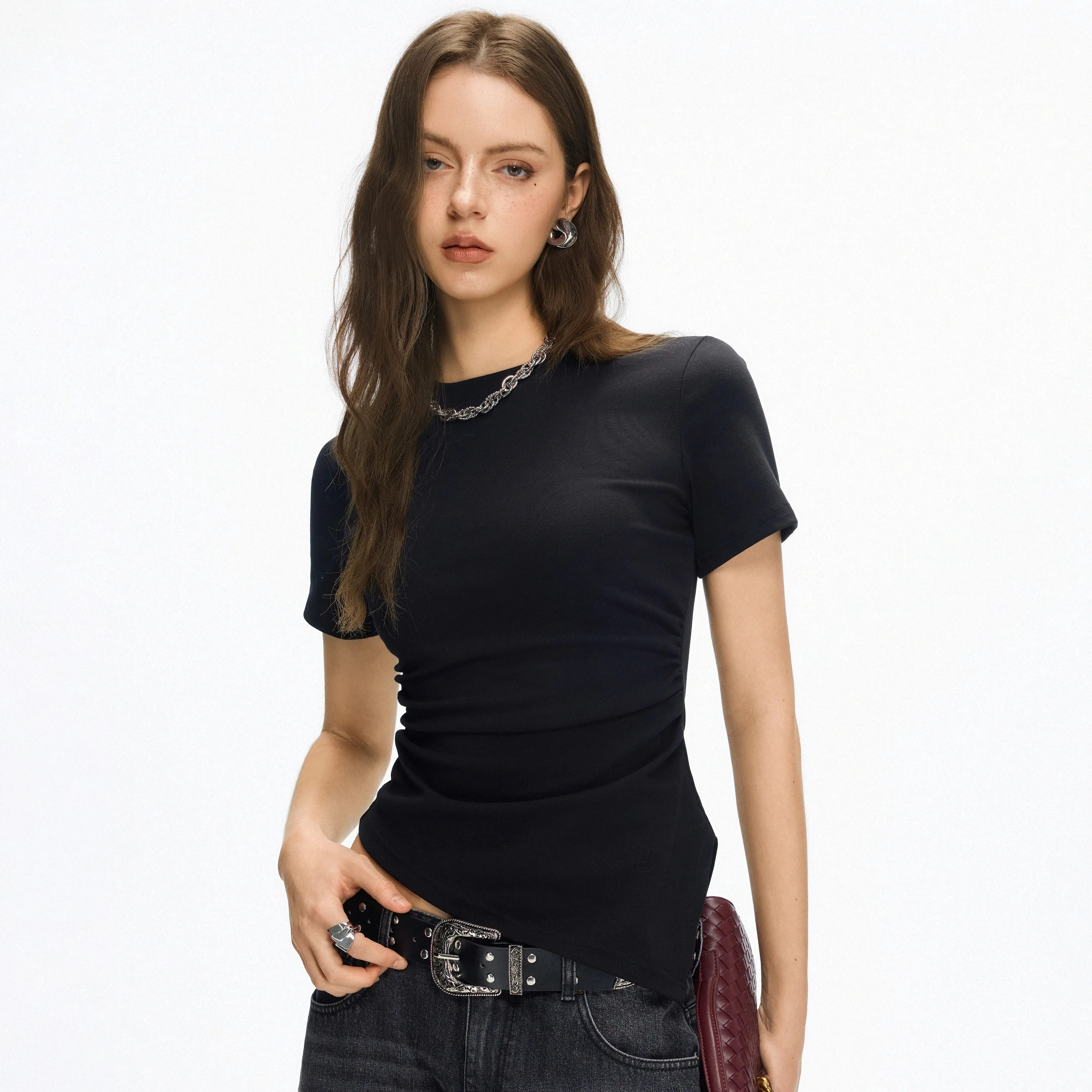 jccc shadow Women's Tops for Women 2026 Beveled Tight Basic Tee Comfortable Soft Fabric Flattering Fit Women's Shelf Bra Camisole Tops Adjustable Spaghetti Strap Cami Tank Cotton Undershirts Fitness Womenswear Casual Soft Fit Round Neck